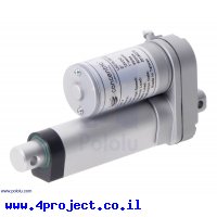 מנוע לינארי DC 12V, דגם LD , תנועה 50mm, 25kgf, 2.8cm/s