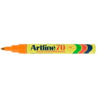 טוש לא מחיק 70 Artline (ארטליין) ראש עגול - כתום