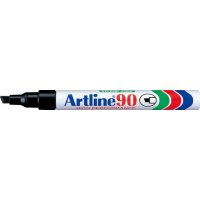 טוש לא מחיק 90 Artline (ארטליין) ראש שטוח - תכלת