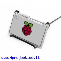 מסך LCD 5" IPS 800x480, ממשק RPi, ללא מנגנון מגע