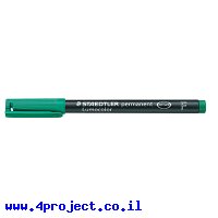 טוש לא מחיק STAEDTLER Lumocolor (F) 318-5 - ירוק