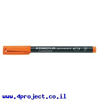 טוש לא מחיק STAEDTLER Lumocolor (F) 318-4 - כתום