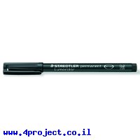 טוש לא מחיק STAEDTLER Lumocolor (M) 317-9 - שחור