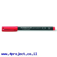 טוש לא מחיק STAEDTLER Lumocolor (M) 317-2 - אדום