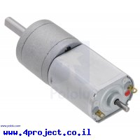 מנוע עם ציר אחורי 20Dx41L-CB מהירות 450rpm @ 6V