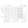 לוח מחורר תבנית goBILDA,  מידות 96x432 מ"מ, 3x17 חורים, אלומיניום