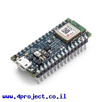 כרטיס פיתוח Arduino Nano 33 BLE Rev2 עם מחברים