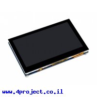 מסך מגע קיבולי LCD 4.3" 800x480, ממשק DSI