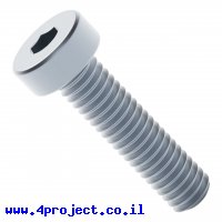 בורג אלן נמוך M4x16mm - חבילה של 25