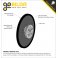 גלגל דיסק 48 מ"מ לתבנית goBILDA - שחור - זוג