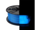 תמונה של מוצר פלסטיק למדפסת תלת-מימד - כחול זוהר בחושך - ABS 1.75mm