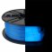 פלסטיק למדפסת תלת-מימד - כחול זוהר בחושך - PLA 1.75mm