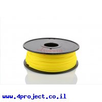 פלסטיק למדפסת תלת-מימד - צהוב - Nylon 3.0mm