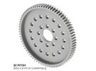 תמונה של מוצר גלגל שיניים 32P, ציר 0.5", אלומיניום - 76 שיניים