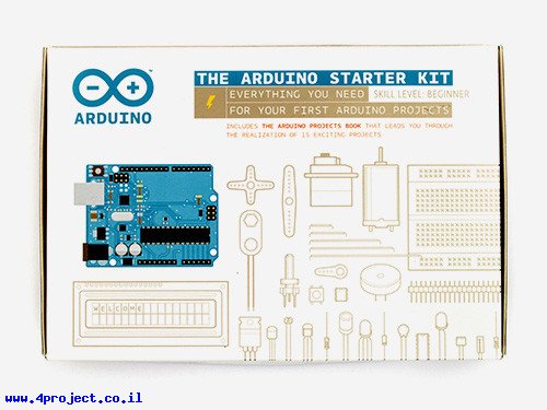 כרטיס פיתוח Arduino - ערכה ארדואינו למתחילים - אנגלית - www.4project.co.il