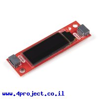 מסך OLED בגודל 0.91", ממשק I2C - חיבור Qwiic