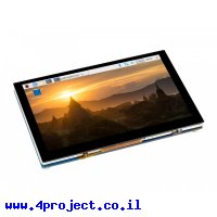 מסך מגע קיבולי LCD 5" 800x480, ממשק DSI