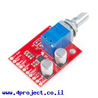 מגבר סטראו SparkFun Noisy Cricket - עד 1.5W/4Ω