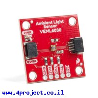 חיישן אור VEML6030 - חיבור Qwiic