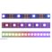 רצועת לדים Addressable RGB - אורך 2 מטר, 60 לדים (SK9822)