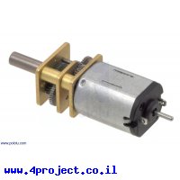 מנוע מיקרו MP עם ציר אחורי 150rpm @ 6v