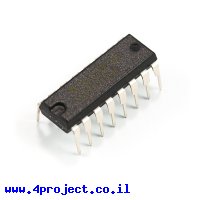 שבב הזזה 8bit Parallel In/Serial Out 74HC165