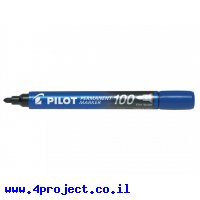 טוש לא מחיק Pilot SCA-100 (פיילוט) ראש עגול - כחול